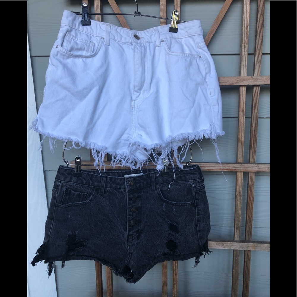 Distressed High-waisted Jean Short Bundle